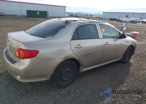 2009 Toyota Corolla Le z USA, uszkodzony, nr VIN 1NXBU40E09Z066811